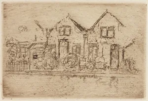 Rowhouse Prints: The Little Wheelwright s, 1884. Creator: James Abbott McNeill Whistler