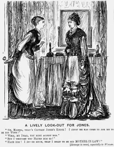 George Du Prints: A Lively Look-Out for Jones, 1876. Artist: George du Maurier