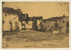 James A Prints: Liverdun, 1858. Creator: James Abbott McNeill Whistler