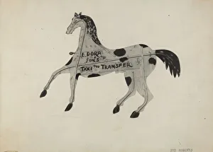 Livery Prints: Livery Stable Sign, c. 1938. Creator: Sydney Roberts