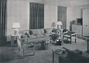 Seat Prints: Living room in the apartment of Samuel A. Marx, 1942