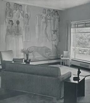 C G Holme Gallery: Living room in the Cafritz residence in Georgetown, Nr. Washington D.C. 1942