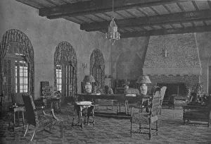 Paterson Prints: Living room or lounge, North Jersey Country Club, Paterson, New Jersey, 1925