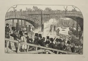 The Living Stream at London Bridge - Under the Bridge, 1863
