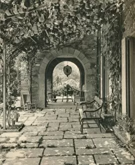 Vine Gallery: Living Terrace, Country House of Mr. W. Griffin Gribbel, Chestnut Hill, Philadelphia, c1928