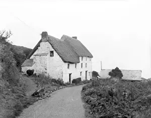 Thatched Roof Prints: The Lizard, Cornwall, c1955. Creator: Arthur Charles Kirby Ware