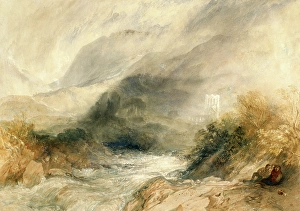 Changing Prints: Llanthony Abbey, Monmouthshire, 1834. Creator: JMW Turner