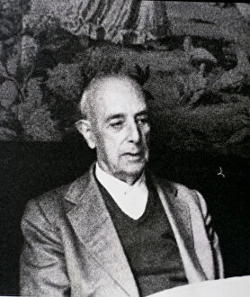 Llorenc Villalonga (1897-1980), Spanish writer in Catalan, photo at his home