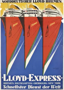 Cruise Prints: Lloyd Express, ca 1932