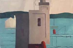 Floating Prints: Lloyd's Harbor, 1941. Creator: Arthur Garfield Dove