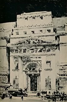 Charles Wright Collection: Lloyds New Building: Entrance in Leadenhall Street, 1928