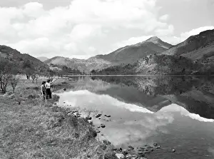 National Park Prints: Llyn Gwynant, Caernarvon, Wales, c1955. Creator: Arthur Charles Kirby Ware