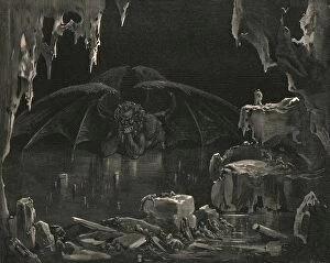 Dante Aligheri Gallery: Lo! he exclaimed, lo Dis!, c1890. Creator: Gustave Doré