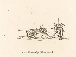 Loading the Cannon, 1634 / 1635. Creator: Jacques Callot