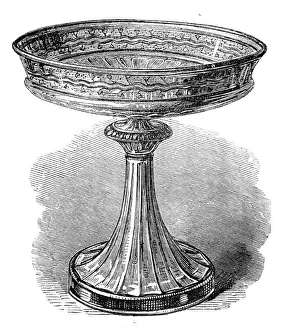 The Loan Collection, South Kensington Museum: glass centre-dish (Austrian), 1868. Creator: Unknown