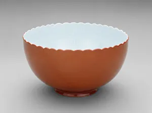 Scalloped Prints: Lobed Bowl, 1890 / 1900. Creator: Seifu Yohei