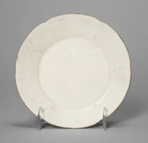 Ding Ware Prints: Lobed Dish, Song dynasty (969-1279). Creator: Unknown