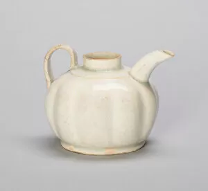 Melon Gallery: Lobed Melon-Shaped Ewer, Song dynasty (960-1279). Creator: Unknown