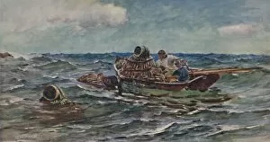 The Lobster Catchers, 1886, (1935). Artist: Colin Hunter