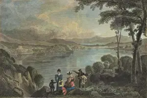 Family Group Prints: Loch Faed and Kean's Cottage (Bute-shire) from Bardarach, Looking North, c1820s