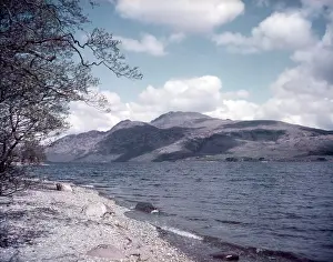 Loch Prints: Loch Lomond and Ben Lomond, Scotland, c1955. Creator: Arthur Charles Kirby Ware
