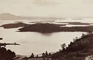 Islands Prints: Loch Lomond from Luss Quarry, c1880. Creator: George Washington Wilson