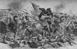 Running Prints: Lochiels Charge at Killycrankie, 27 July 1689, (c1880)