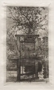 Otto H Bacher American Prints: The Lock, Schleissheim, 1879. Creator: Otto H. Bacher (American, 1856-1909)