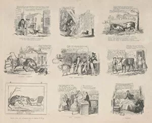 Drug Gallery: Lock on the Understanding, Heavy Wet, etc. 1832. Creator: David Claypoole Johnston