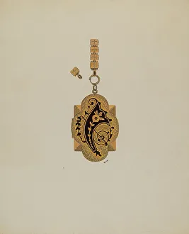 Locket, c. 1937. Creator: Edward White