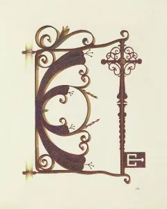 Joseph L Prints: Locksmith's Sign, 1935/1942. Creator: Joseph L. Boyd