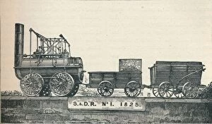 Waggon Gallery: Locomotion no 1, built for the Stockton & Darlington Railway, 1825 (1906)