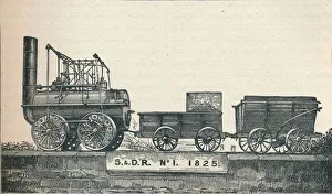 Engine Gallery: Locomotion no 1, built for the Stockton & Darlington Railway, 1825 (1906)