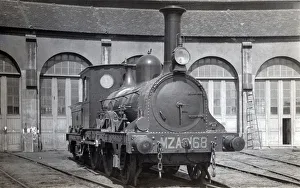 Locomotive number 1 line in Martorell, transformed in series 168. MZA Company, 1910 Locomotive number 1 line in Martorell, transformed in series 168. MZA Company, 1910
