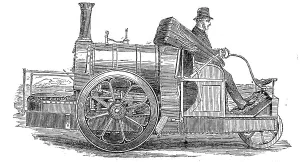 Contraption Prints: Locomotive Steam-carriage for common roads