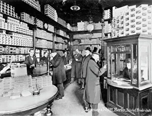 Berlin Germany Prints: Loeser & Wolff, Banhof Friedrichstr