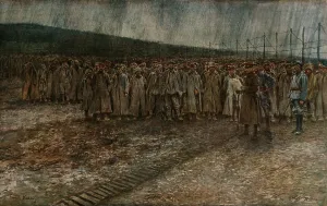 Pow Camp Prints: L'offensive Francaise d'avril-mai 1917; Arrivee de prisonniers allemands