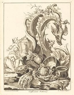 l'Officieux Valet, 1736. Creator: Antoine Aveline