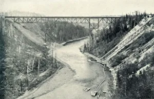 High Prints: The Loftiest Bridge East of the Rocky Mountains, 1922. Creator: Unknown