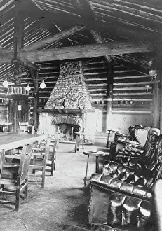 Nome Alaska United States Prints: The Log Cabin Club, between c1900 and 1923. Creator: Unknown