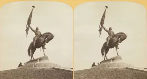 Bennett Henry Hamilton Gallery: Logan Monument, Lake Front Park, 1887 / 93. Creator: Henry Hamilton Bennett