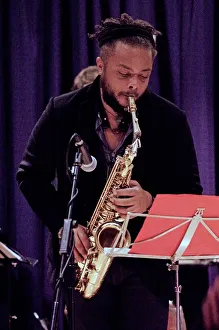 Logan Richardson, Watermill Jazz Club, Dorking, Surrey, Nov 2015. Artist: Brian O Connor