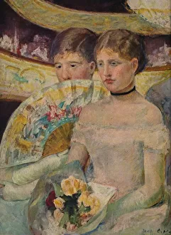 Choker Gallery: The Loge, 1882. Artist: Mary Cassatt