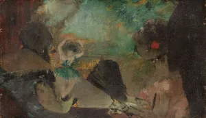 Edgar Gallery: The Loge, c. 1883. Creator: Edgar Degas