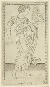 Mantegna Prints: Logic, plate 22 from Arts and Sciences, c.1465. Creator: Unknown