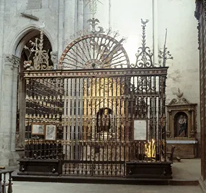 Images Dated 2nd February 2015: Logrono Santo Domingo De LA Calzada Rejas De Entrada a LA Cripta Del