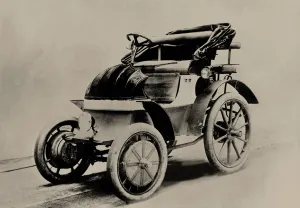 Car Race Prints: Lohner-Porsche at the Exposition Universelle of 1900 in Paris, 1900