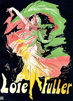 Ch Ret Jules Prints: Loie Fuller (poster), 1897. Artist: Jules Cheret