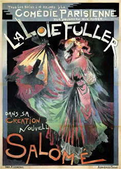 Herodias Prints: Loie Fuller as Salome, 1895. Artist: Feure, Georges de (1868?1928)