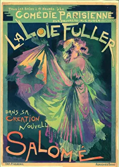 Beheaded Prints: Loie Fuller as Salome, 1895. Creator: Feure, Georges de